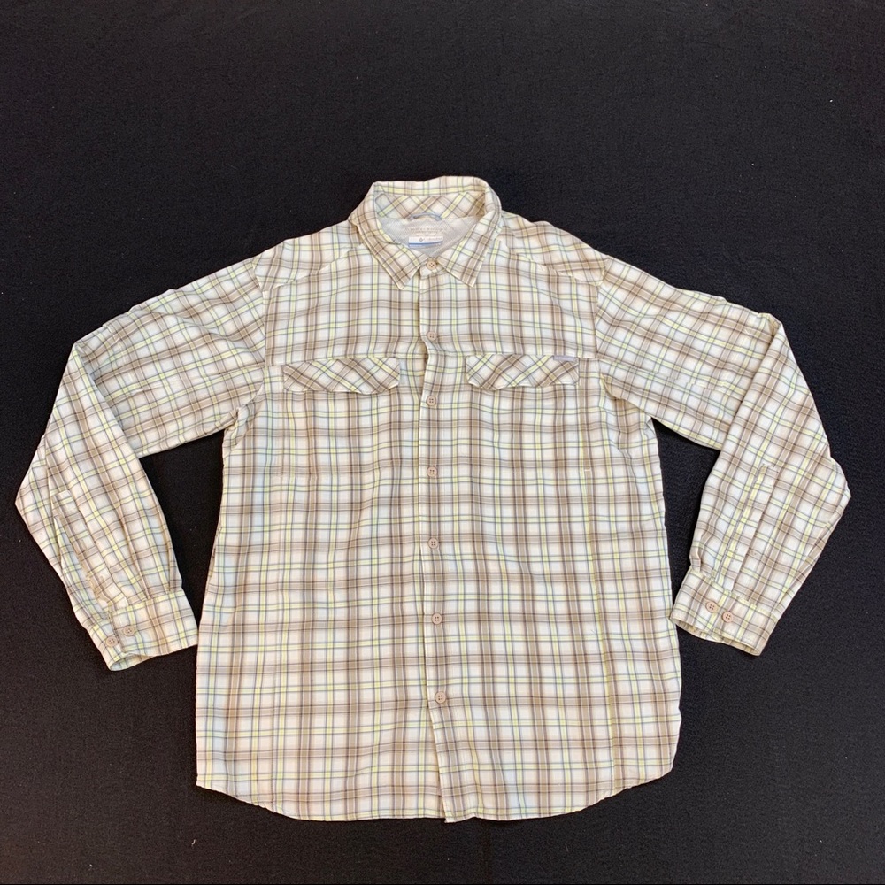 Columbia Omni-Shade PFG ￼ Men’s Large Button Up Longsleeve￼